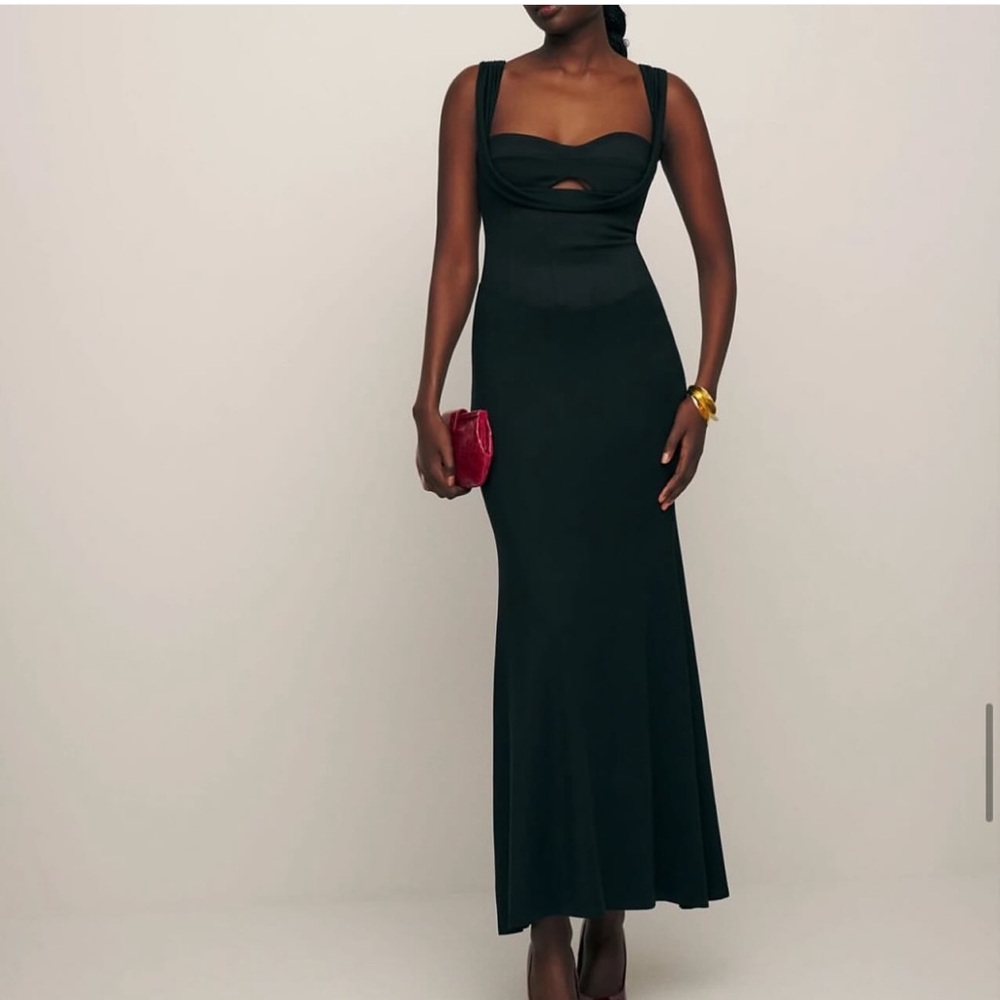 Reformation Black Maxi Dress